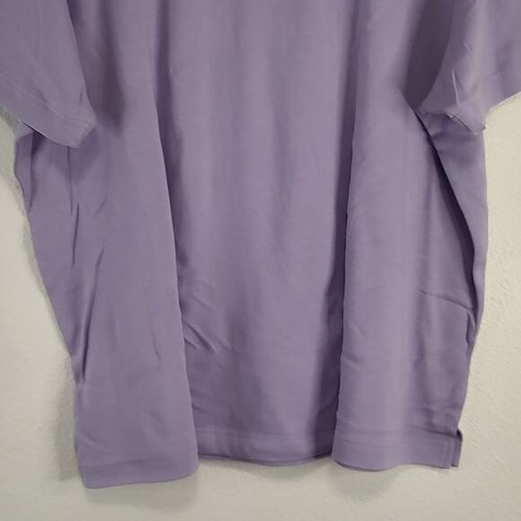 Quacker Factory Lilac Sequin Beaded Dragonfly Short Sleeve T-Shirt Size 2X - Picture 4 of 10